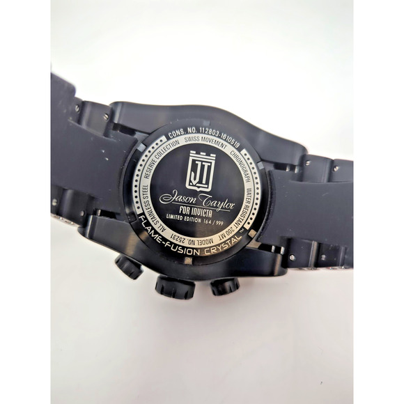 Invicta Jason Taylor Limited Edition 164/999 Model 25231 Mens' Watch Blue/Black - Picture 5 of 8